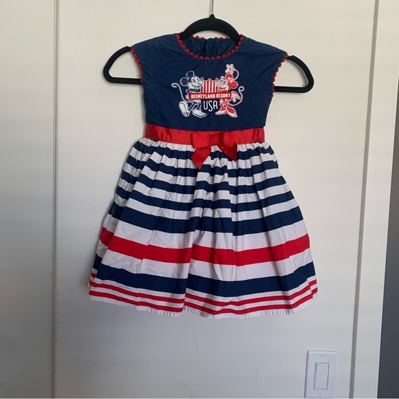 Disney Other - DISNEYPARKS RED WHITE AND BLUE STRIPED DRESS